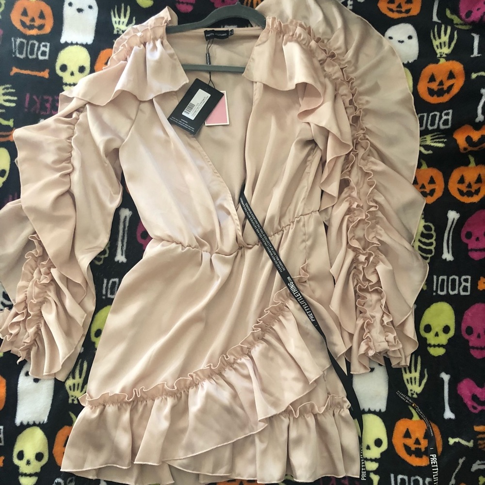 Brand New PrettyLittleThing Fluttery Girly Dress